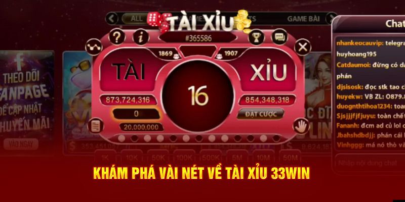 tài xỉu đổi thưởng 33win